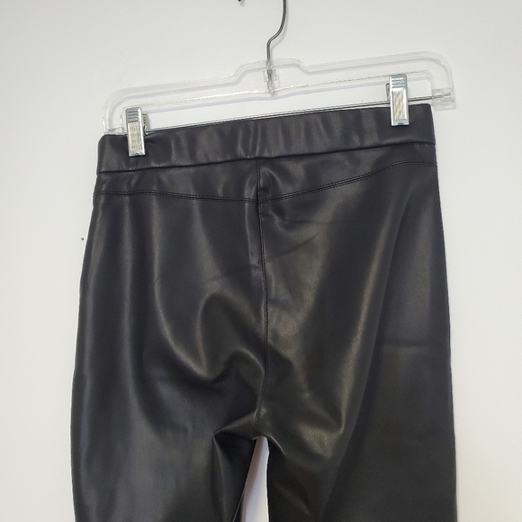 Zara Trafaluc Legging Collection Black Faux Leather leggings - Picture 3 of 6
